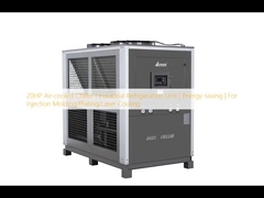 20 HP Chiller refrigerado por aire. Unidad de refrigeración industrial. Ahorro de energía. Para moldeo por inyección.