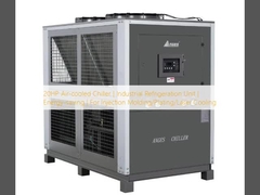 20 HP Chiller refrigerado por aire. Unidad de refrigeración industrial. Ahorro de energía. Para moldeo por inyección.