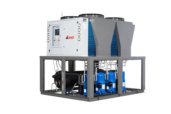 comprar Enfriador de agua portátil refrigerado por aire 40Tr, enfriador modular, sistema de enfriador Modular enfriado por aire de 40 toneladas, enfriador de agua fría hvac online manufacture