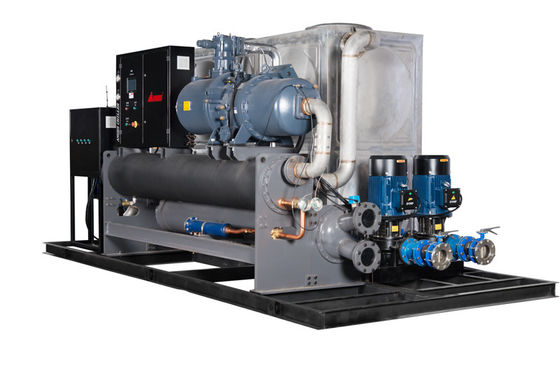 comprar Enfriador de tornillo industrial refrigerado por agua de 400 toneladas 480HP online manufacture