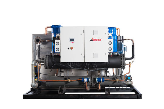 comprar Refrigerador de agua más desapasible industrial interior de enfriamiento de la máquina 360HP del tornillo refrigerado por agua online manufacture