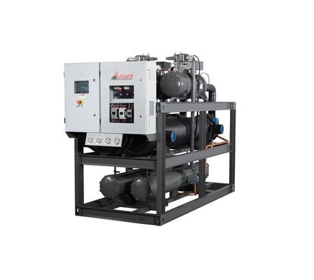 comprar Compresor refrigerado por agua del refrigerador 150hp dos de la refrigeración industrial para la industria de plásticos online manufacture