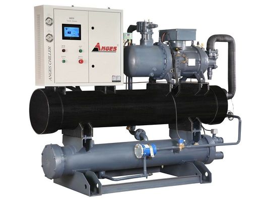 comprar Refrigerador de agua industrial interior de enfriamiento del refrigerador 100HP del tornillo refrigerado por agua 100HP para el reactor online manufacture