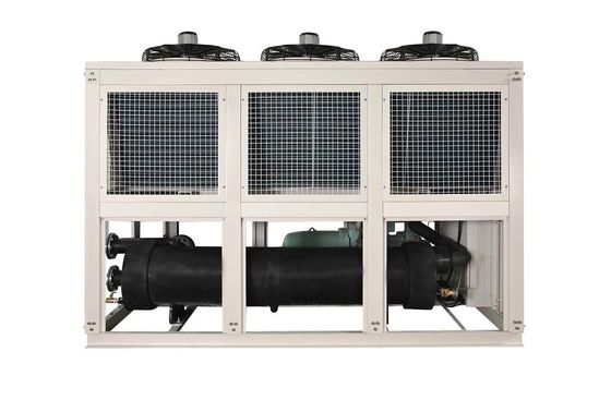 comprar Enfriador de tornillo de refrigeración por aire de 100 toneladas, máquina de moldeo por inyección de 100HP, enfriador de agua, compresor personalizado de dos colores online manufacture