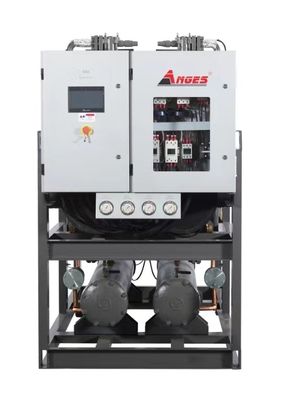 comprar Sistema integrado de enfriador de agua industrial de 50 CV Tipo de tornillo semieermético online manufacture