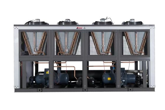 comprar Refrigerador de agua industrial refrigerado por aire controlado por PLC con compresor de tornillo para un control preciso del enfriamiento online manufacture