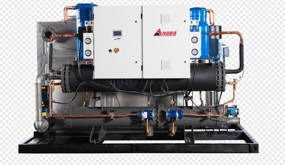 comprar Sistema integrado de enfriadores industriales de 280 CV Tipo de tornillo semieermético online manufacture