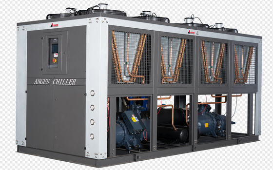 comprar Compresor de tornillo refrigerado por aire de 120 CV, refrigerador industrial químico de 120 toneladas para tuberías de plástico de PVC online manufacture