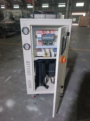 comprar Refrigerador industrial refrigerado por aire de 3 toneladas y 3 caballos de fuerza para el enfriamiento rápido de materiales extrudidos online manufacture