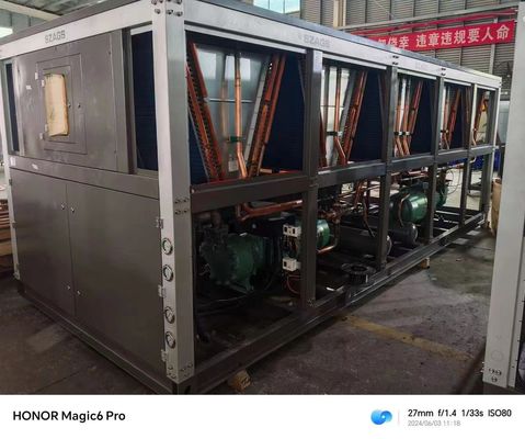 comprar Refrigerador de agua industrial portátil de 120 CV tipo de tornillo semi-hermético online manufacture