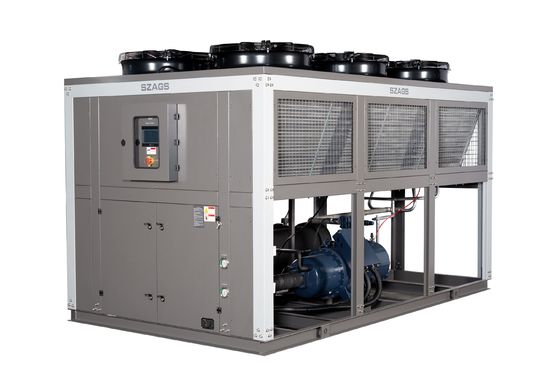 comprar Chiller de tornillo industrial refrigerado por aire de alta eficiencia de 120 CV para soluciones de enfriamiento óptimas online manufacture