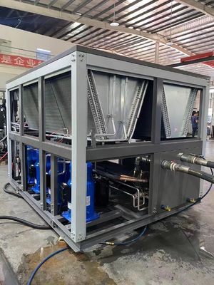 comprar Tanque de agua de 345L 60 toneladas refrigerado por aire Chiller industrial de agua para la máquina de moldeo por inyección 2700*2200*2050 online manufacture
