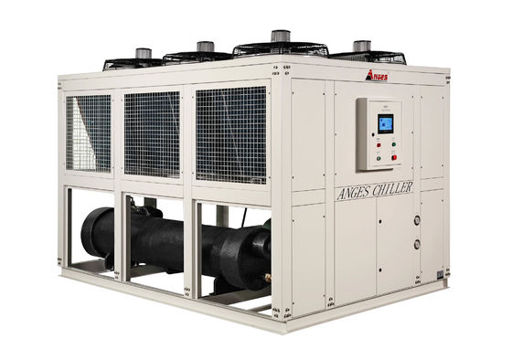 comprar 200HP refrigerado por aire tipo de tornillo refrigerador industrial de tornillo refrigerador de agua para una solución de enfriamiento de alta eficiencia online manufacture