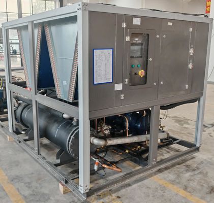 comprar Adoptar el apoyo del refrigerante ambiental Recuperación de calor residual para la industria química y la producción de baterías de litio Ahorro de energía Condensador de tubos de cobre con aire enfriado con refrigerante R410A online manufacture