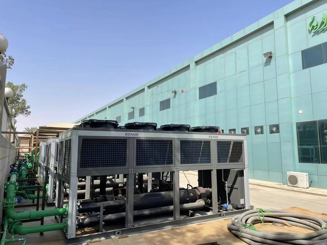Compresor a tornillo de 100 toneladas Chiller 100 Tr Aire refrigerado agua refrigerada para enfriar Botella de soplado máquina