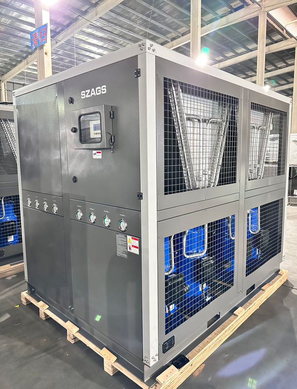 R407C Refrigerador 40HP Compresor Chiller de agua industrial para la refrigeración de moldes de plástico