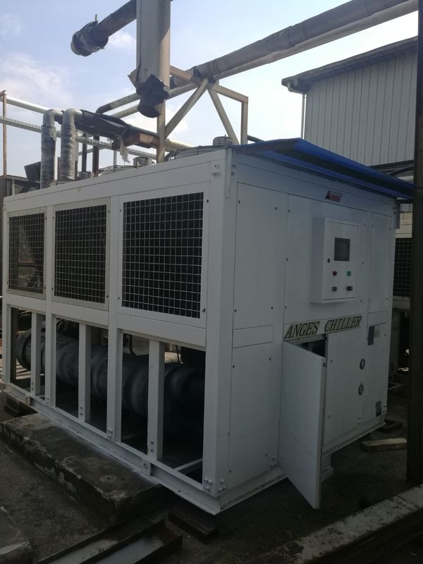 Refrigerador de tipo tornillo semieermético de 240 CV para la producción de materiales plásticos