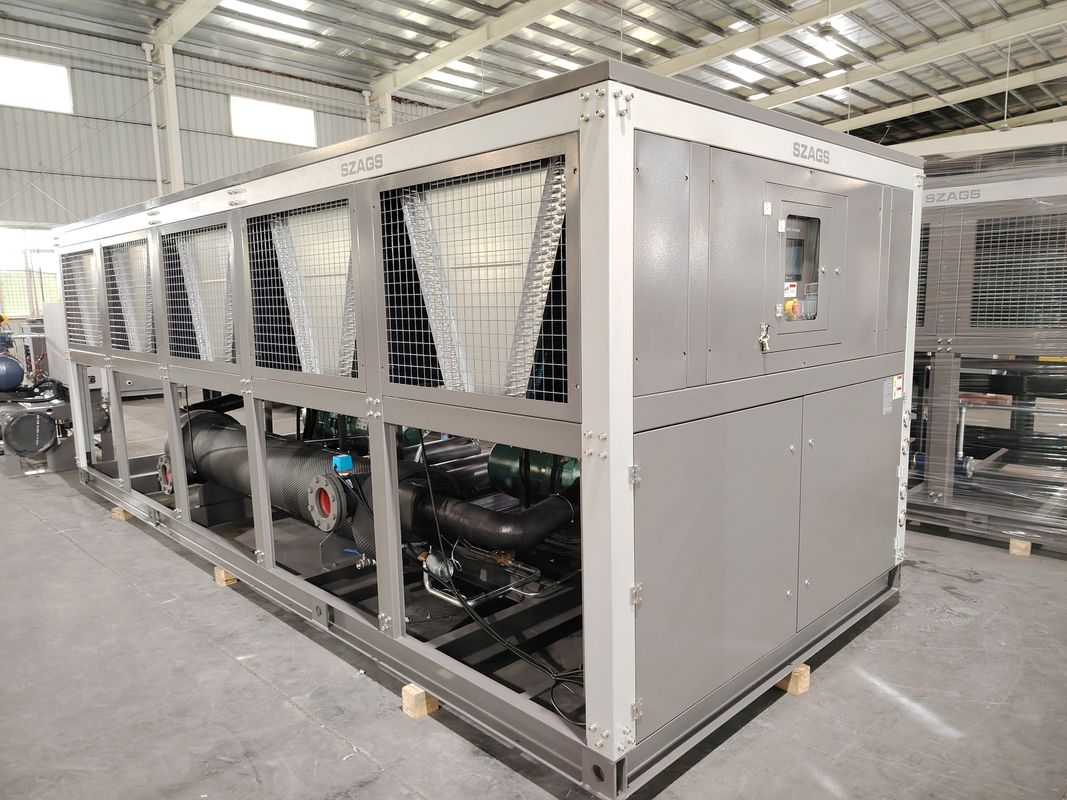 Refrigerador de tipo tornillo semieermético de 240 CV para la producción de materiales plásticos