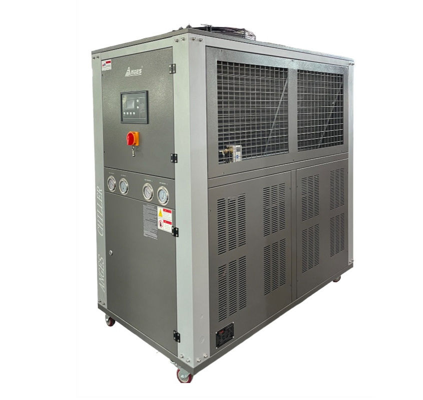 Chiller de agua industrial refrigerado por aire de 8 toneladas 23kW Chiller de tipo de rollo de glicol Suministro de fábrica