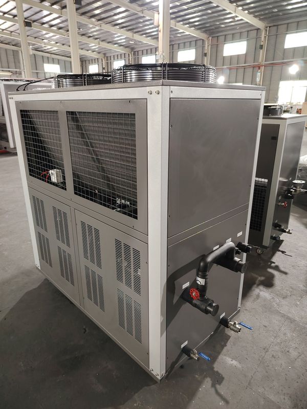 Chiller de agua industrial refrigerado por aire de 8 toneladas 23kW Chiller de tipo de rollo de glicol Suministro de fábrica