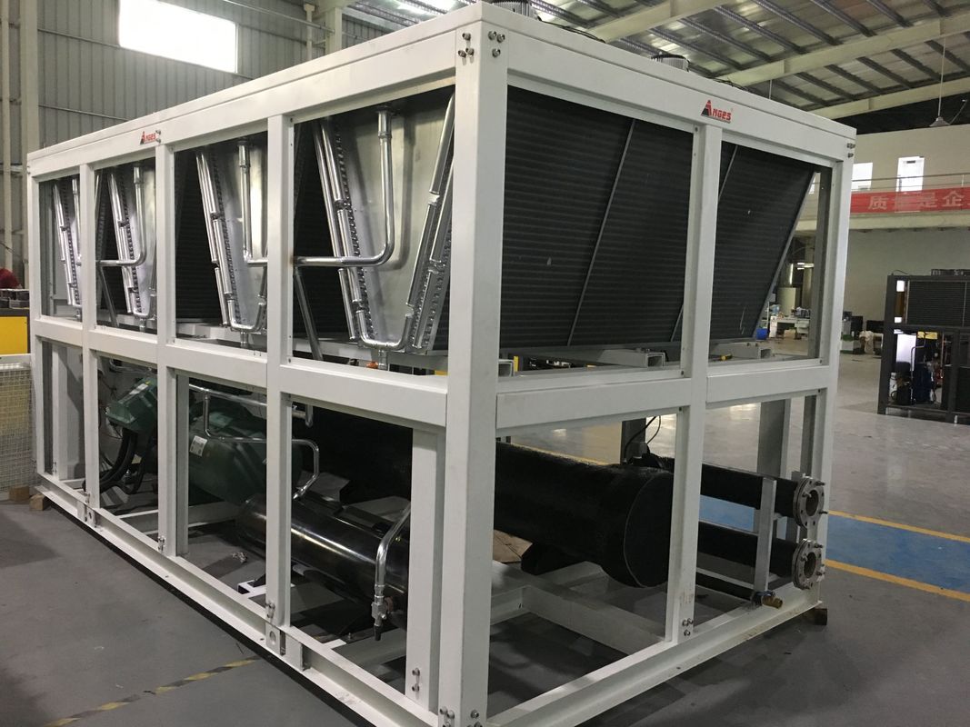 Unidad de refrigeración industrial portátil de 100 CV Tipo de tornillo semihermético