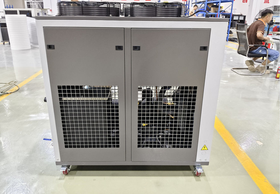 Chiller de agua industrial refrigerado por aire de 5 toneladas 18kW tipo de rollo de glicol China suministro de fábrica