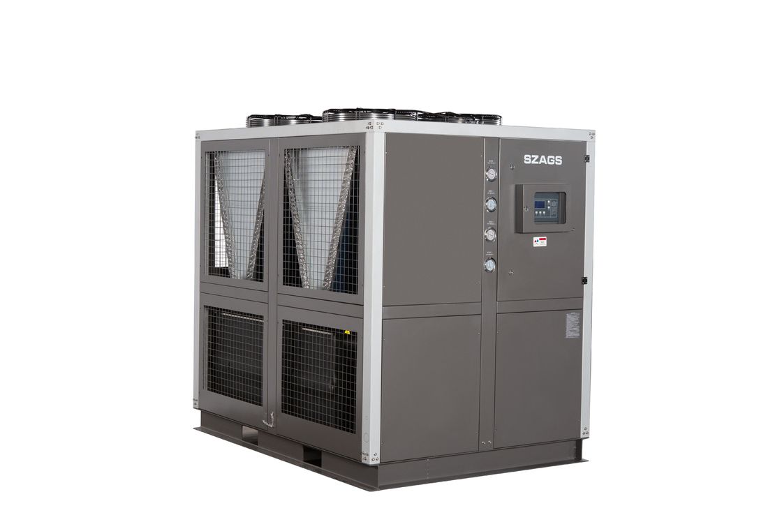 30HP tipo de rollo industrial refrigerador de agua refrigerado por aire 92kW sistema de enfriamiento de refrigerador de glicol