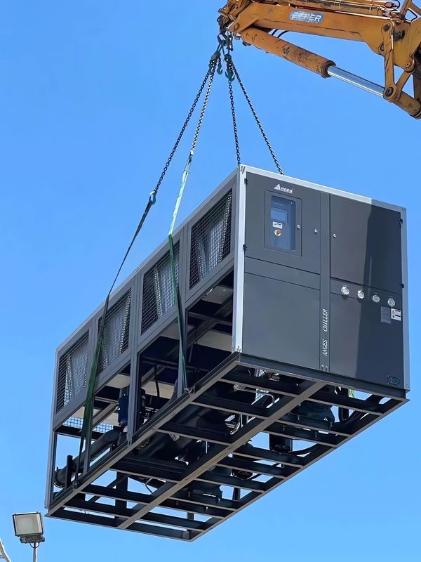 Chiller de tipo de tornillo industrial de 100 HP con dos sistemas de enfriamiento refrigerado por aire Chiller de glicol de agua de tornillo