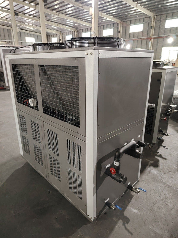 10 toneladas de refrigerador industrial refrigerado por aire tipo de rollo de refrigerador de glicol suministro de fábrica
