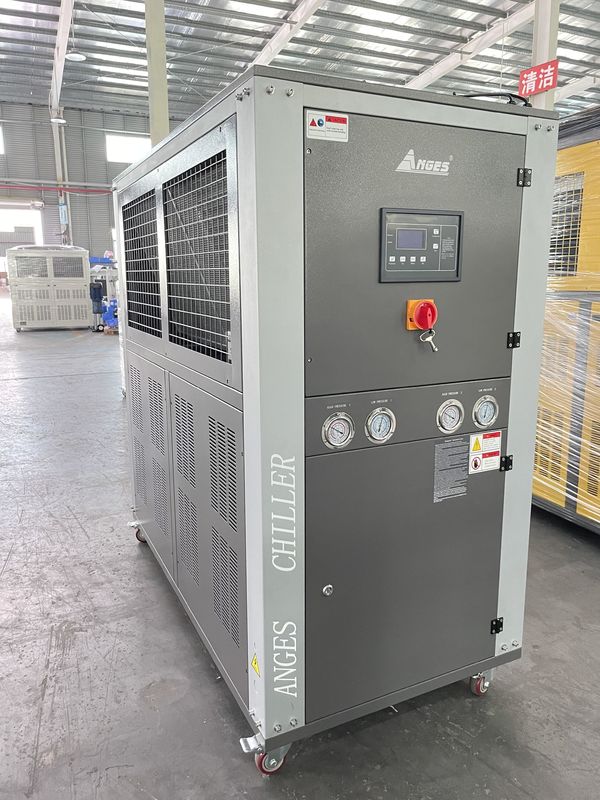 10 toneladas de refrigerador industrial refrigerado por aire tipo de rollo de refrigerador de glicol suministro de fábrica