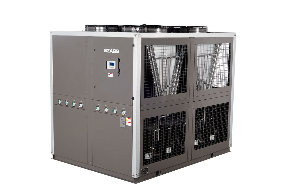 40 toneladas refrigerado por aire tipo rollo refrigerador de agua 144KW sistema industrial refrigerado por aire para la máquina de extrusión