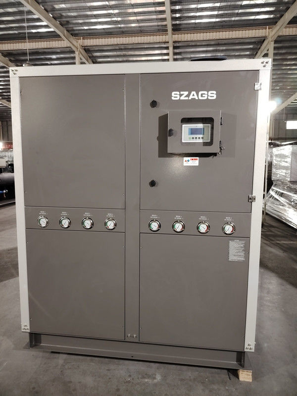 40 toneladas refrigerado por aire tipo rollo refrigerador de agua 144KW sistema industrial refrigerado por aire para la máquina de extrusión