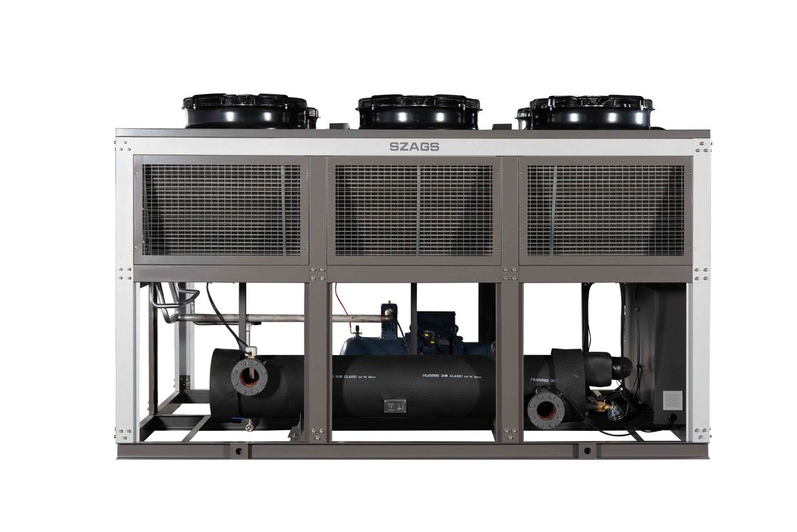 60HP compressor de tornillo refrigerado por aire refrigerador industrial químico 60Ton máquina de enfriamiento por aire para 10 unidades máquina de moldeo por inyección.
