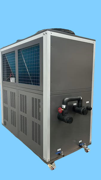 Chiller refrigerado por agua de 20 HP para la fabricación de plásticos limpio y respetuoso con el medio ambiente Sistema de agua refrigerada industrial de 20 toneladas