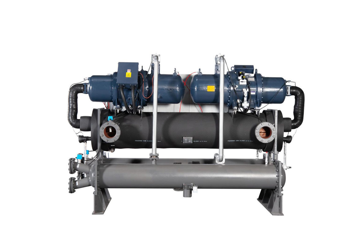 Chiller de tornillo refrigerado por agua de 240 CV de bajo consumo energético para líneas de moldeo por inyección de alta capacidad