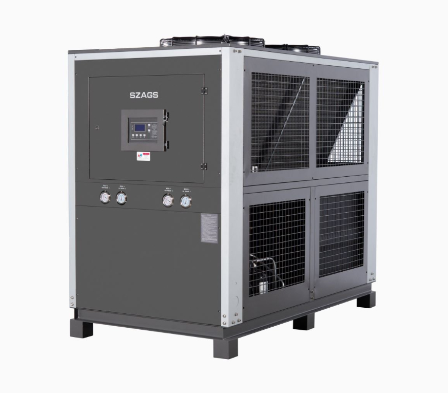 Refrigerador de glicol refrigerado por aire de 20 CV tipo de rollo eficiente energéticamente Compresor Refrigerador industrial para máquinas de moldeo por inyección