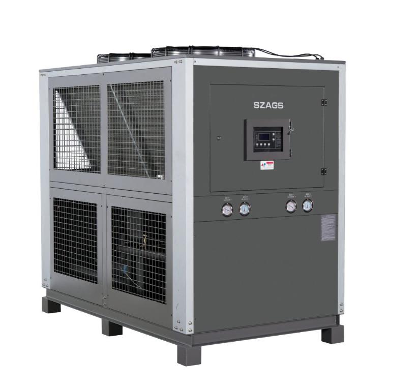 Refrigerador de glicol refrigerado por aire de 20 CV tipo de rollo eficiente energéticamente Compresor Refrigerador industrial para máquinas de moldeo por inyección