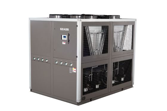 40 toneladas refrigerado por aire tipo rollo refrigerador de agua 144KW sistema industrial refrigerado por aire para la máquina de extrusión