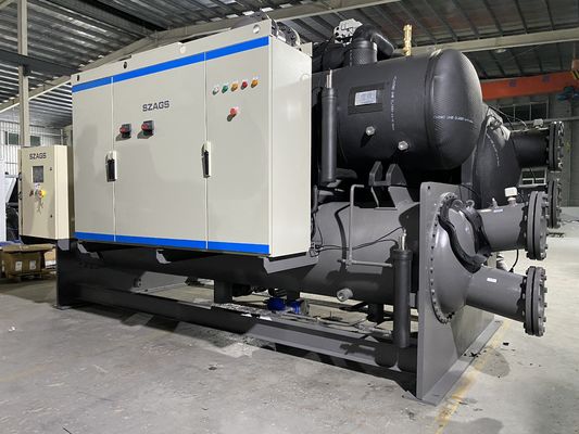 Refrigerador refrigerado por agua de frecuencia 125RT con rodamiento magnético y frecuencia variable 440kw Ahorro de energía