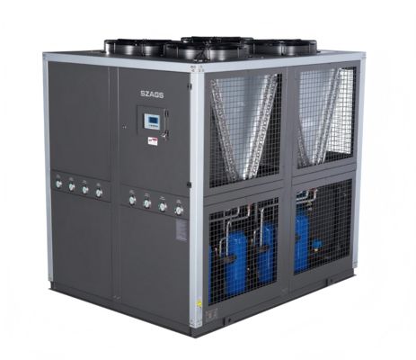 Chiller industrial de glicol refrigerado por aire 40RT Chiller de tipo de rollo energéticamente eficiente con 4 compresores para máquinas de extrusión